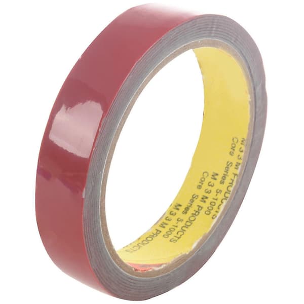 Stark Permanent Dobbeltsidet Superklæbrig Skumtape Rulle Til Køretøjer Bil, Rød 20mm*