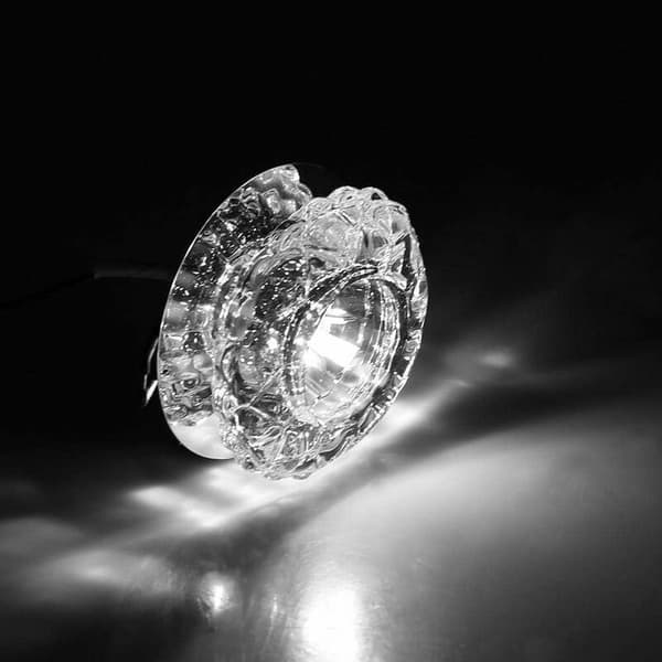 Luxury Crystal Spotlight Modern Ceiling Lamp LED Downlight for Aisle Entrance Hall Cool White