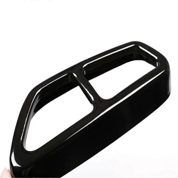 Rear Dual Exhaust Pipe Cover Strips for 5 Series G30 G31 2017-2022 Exhaust Pipe Trim Frame Car Exterior Modification A