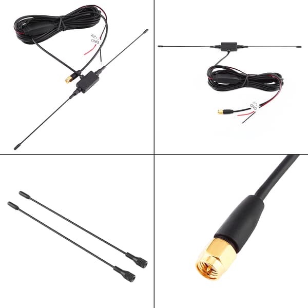 Car SMA Active Antenna with Built-in Amplifier for Digital TV Strong Reception Signal