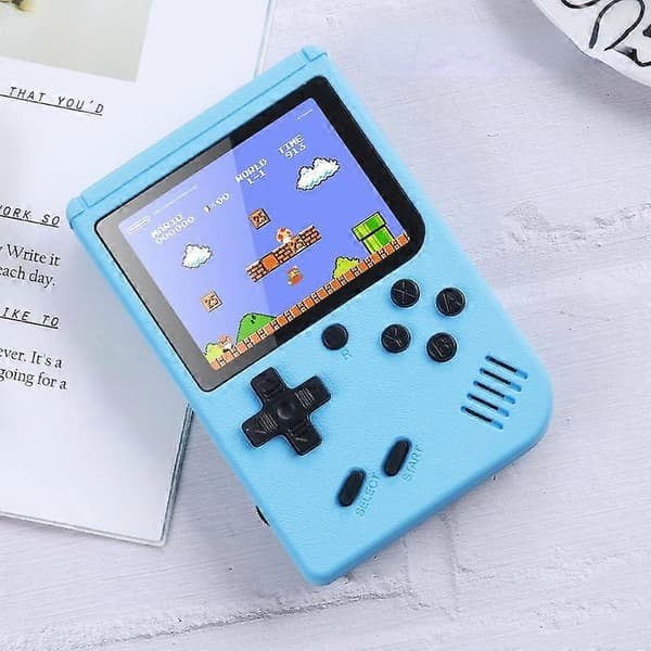 Macaron Mini Retro Handheld Game Console 500 In One Game Double Children's Home TV Nostalgic