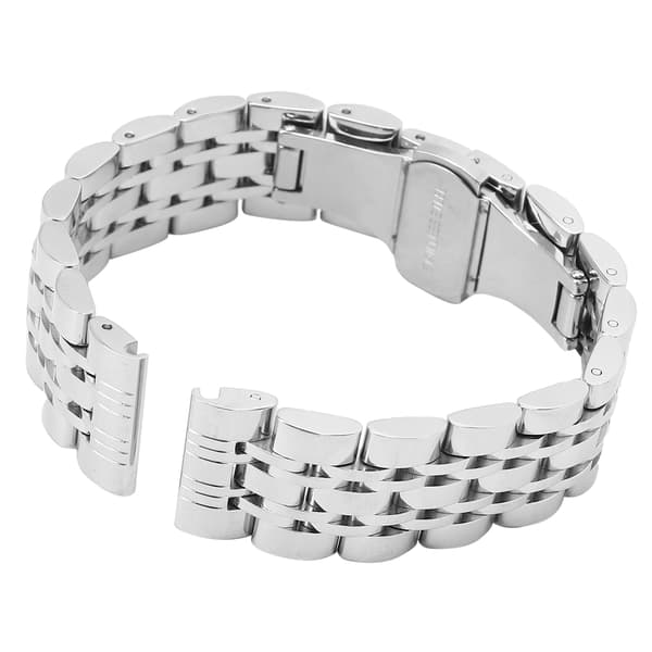 Professional Stainless Steel Watch Strap Replacement Adjustable Length Watch Accessory 18mm / 0.71in