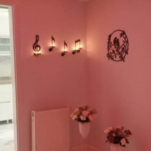 Left Key Decorative Candle Holder Personalized Candlestick Ornaments Home Decorations
