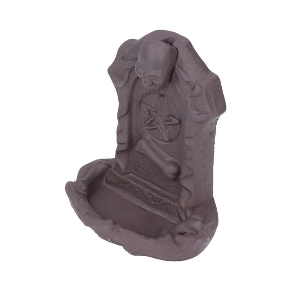 Incense Waterfall Skull Style Exquisite Beautiful Attractive Decorative Relaxing Feeling Desktop Decorations for Office