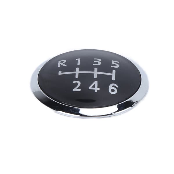 6-speed Gear Shift Knob Cover Black ABS Replacement for T5 Transporter 2003-2010