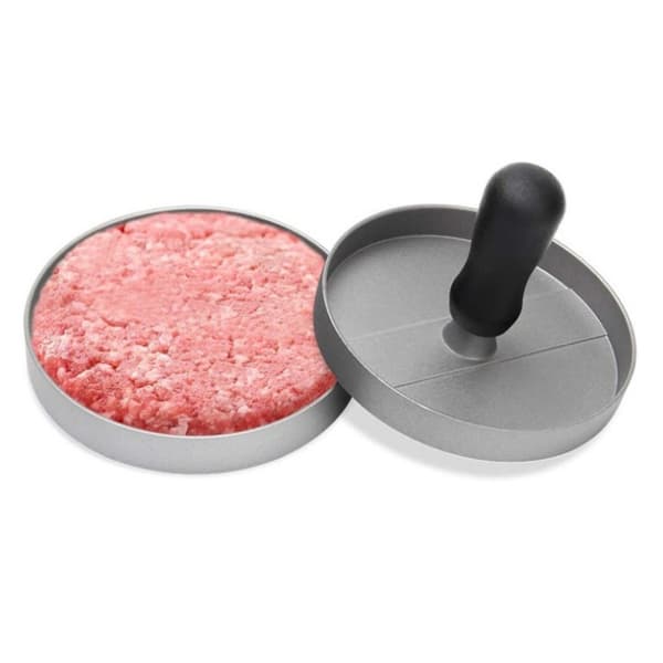 1 stk. manuel non-stick belagt burgerpresse, bøfpresse, burger D
