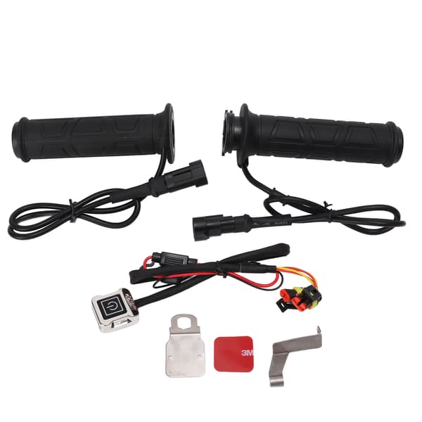 Motorcycle Heated Grip 22mm 3-Speed Adjustable Temperature Handlebar Hand Warmer