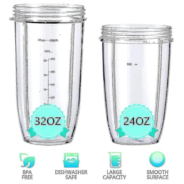 Reservedele til blender til Nutribullet-blendere 600w/900w/pro