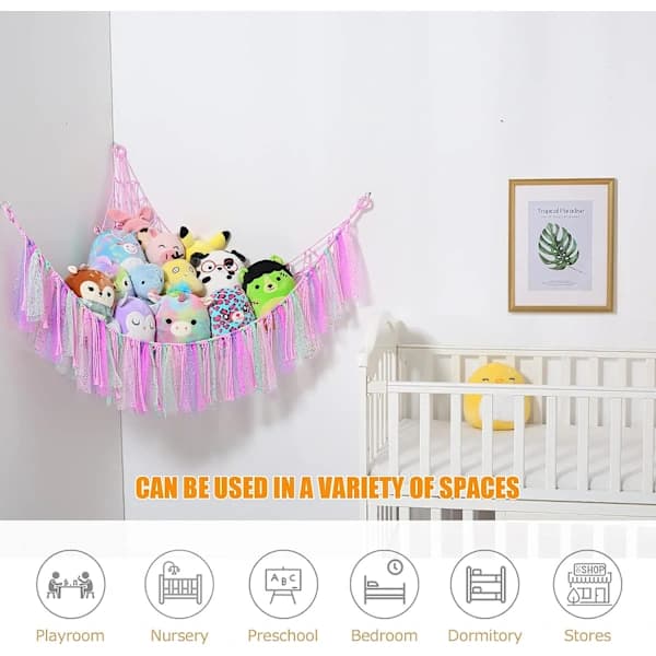|NN| Stuffed Animal Hammock Teddy Hammock Boho Teddy Bear Storage