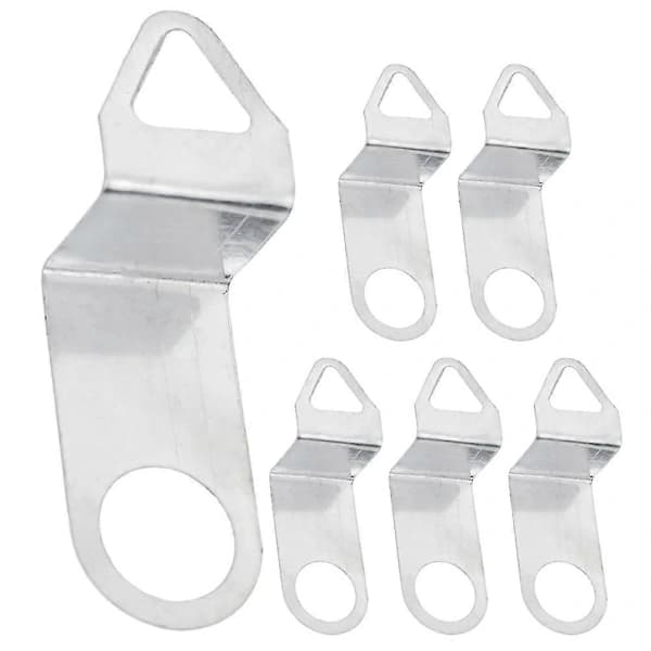 6 kpl seinäkellon koneiston koukut seinäkellon ripustuskoukut heilurikellon ripustimet hopea 6.00X2.00X2.00CM