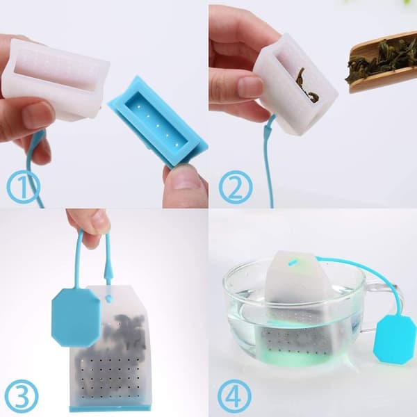 4-pack tesilar för löst te, tesilar för löst te, tesilar, tesilar KLB