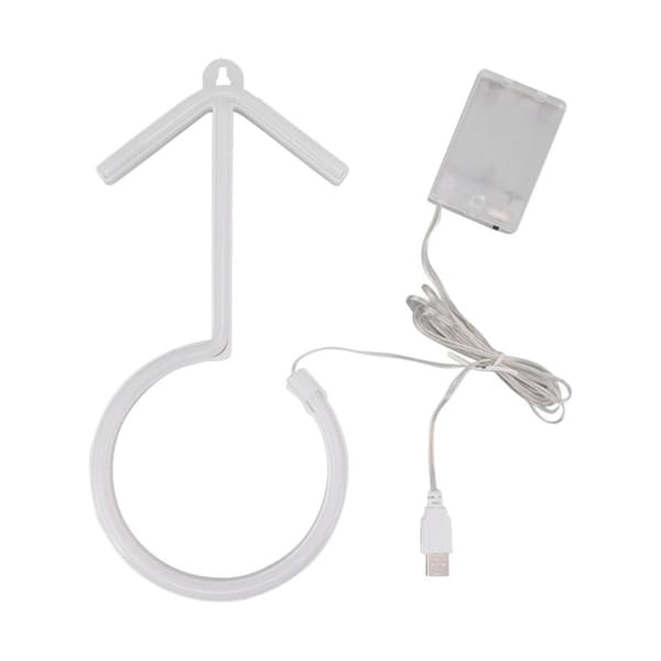 LED Neon Sign Boy Light Blue Lighting Night Light for Home KLB