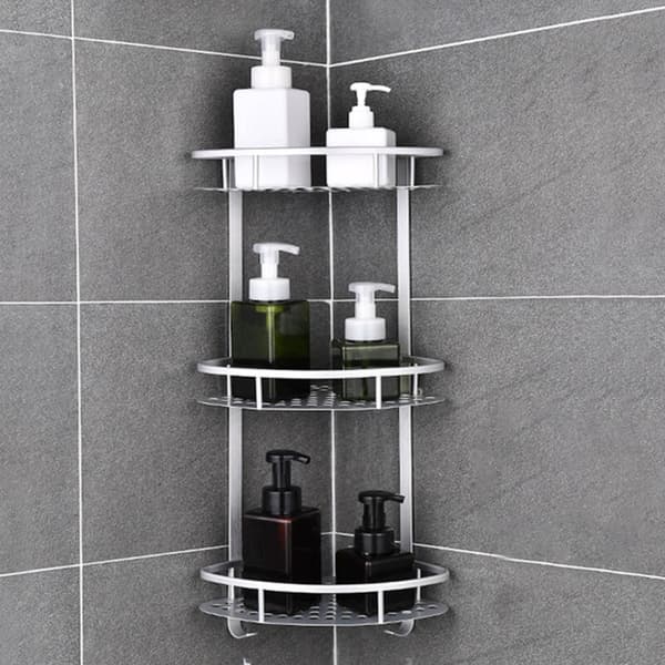 3-Tier Wall Mounted Shower Caddy for Toilet and Kitchen