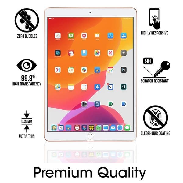 2-pack Tempered Screen Protector for iPad Pro 12.9 inch (model