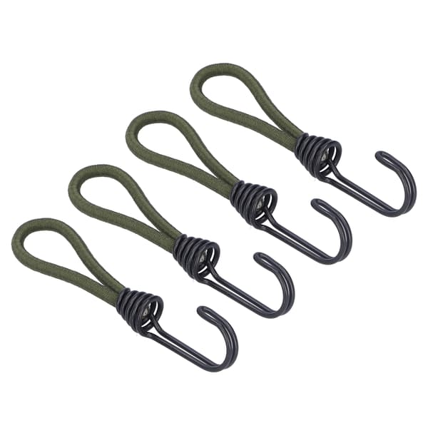 10 stk telt elastisk tau med krok campingteltfiksering elastisk tautilbehør