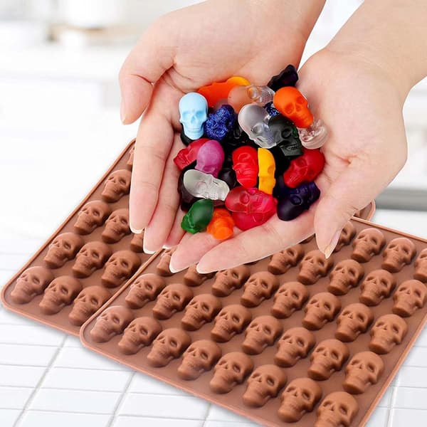 Silikoneform til slik, chokolade, blød is - flere hulrum, non-stick B B