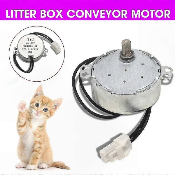Replacement Motor for Conveyor Belt of Automatic Cat Litter Box Compatible with Petsafe System SZRH 0.5 5 0.5 5