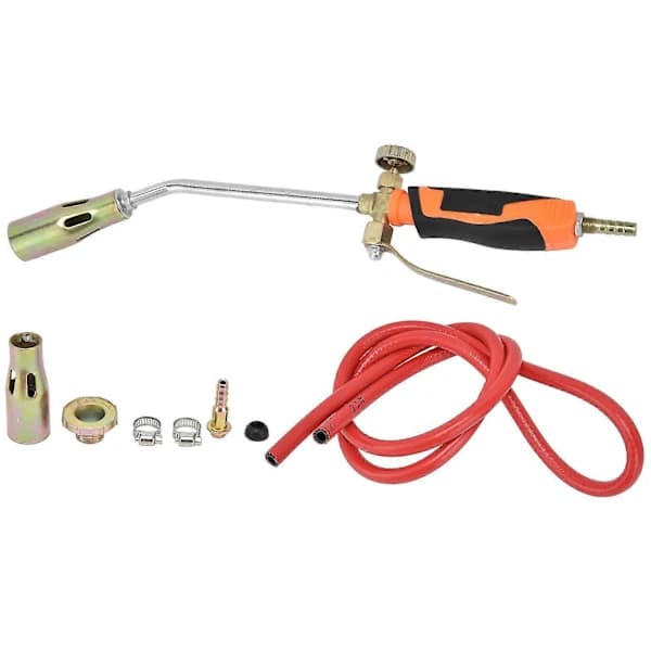 Liquid Propane Torch with Dual Switch, Welding Torch, Weed Burner for Household and Outdoor Use