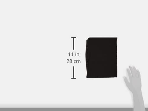 Sort mikrofiberlagen 160 x 200 x 30 cm
