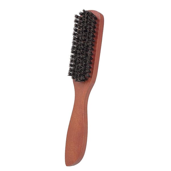 Skægbørste til mænd Træ Mustachkam Barberkost Multifunktionel Ansigtsbørste