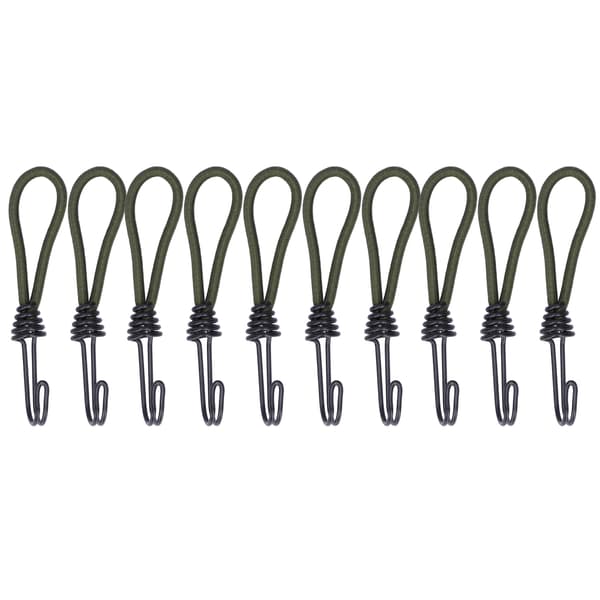 10 stk telt elastisk tau med krok campingteltfiksering elastisk tautilbehør