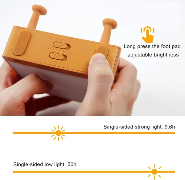 Cute Night Light Toast Bread LED Night Light, Portable Bedroom Bedside