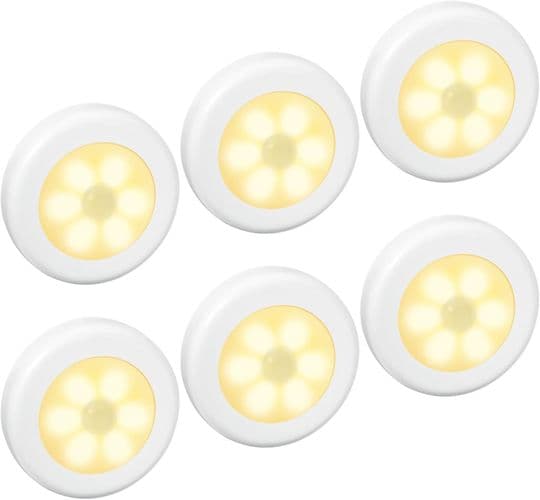 Nattlampe med bevegelsessensor, varmhvit. Nattlampe, varmhvit