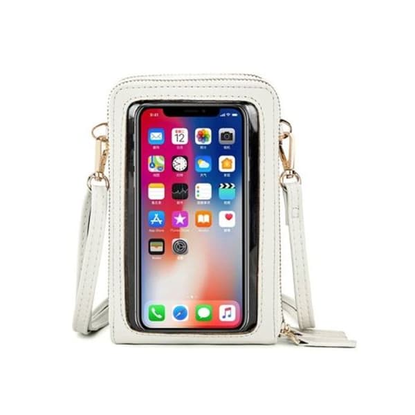 SJ617 Multifunctional Mobile Phone Bag with Touch Screen, Shoulder Bag (Grey)