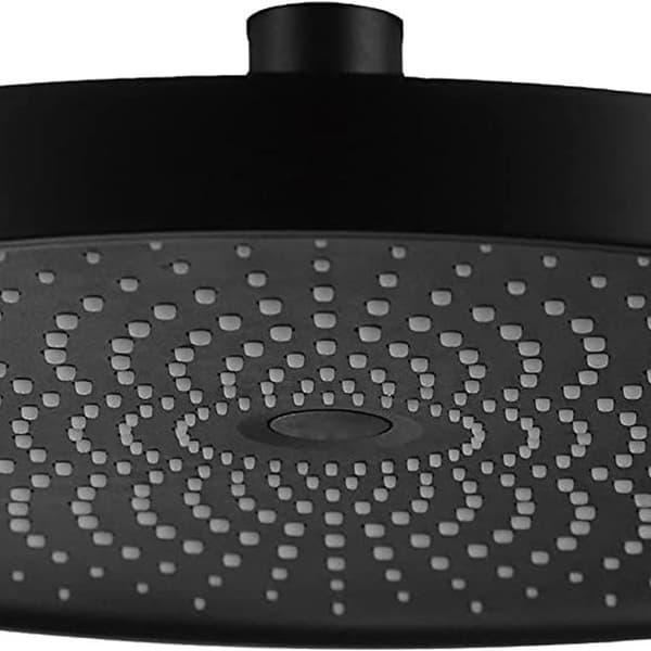 Højkvalitets 220 mm brusehoved. Spa-massagedusch (sort)