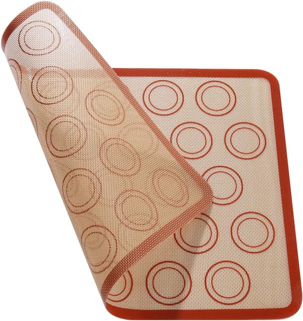 Macaron kake bakematte i silikon, non-stick matte stor 420×295mm egnet for macarons/kaker