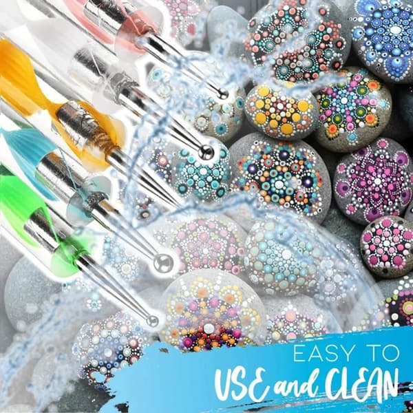 25 st Mandala Dotting Verktyg Kit Mandala Stencil Kit KLB