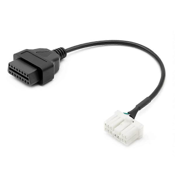 (Ny) Til Tesla Model X / S 2012-2015 OBDII til 12-pin OBD Adapterkabel