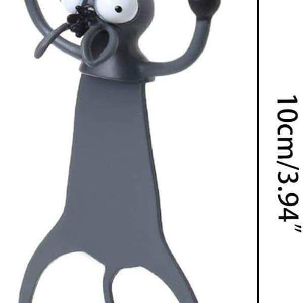 3D Stereoscopic Cartoon Animal Bookmarks for Students, Large KLB