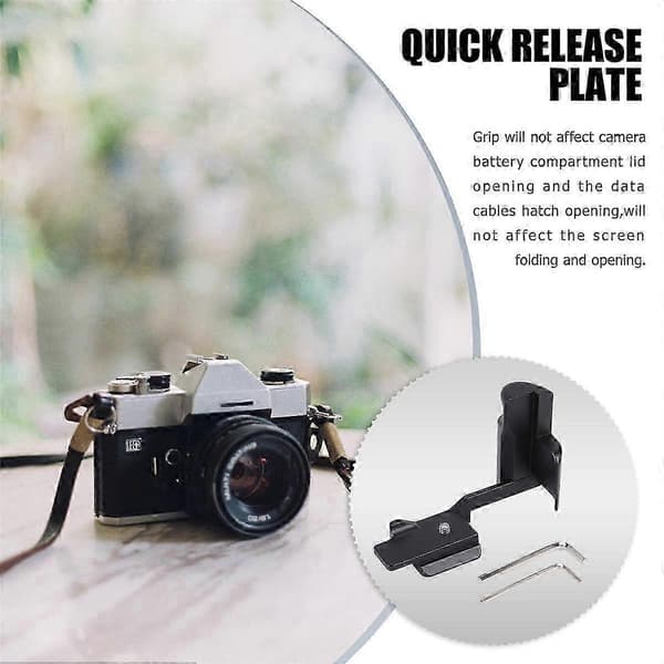 Camera L-Bracket Plate for Canon EOS M100 M200 Camera Quick Release Plate Vertical Shooting Hand Grip HEdition 0711
