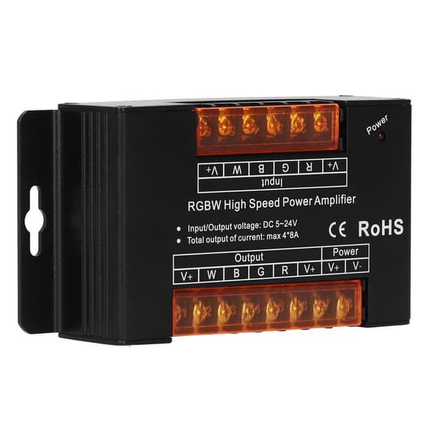 LED-signalforstærkermodul til hjemme RGB-lysstrimmelkontroller 0,1%100% DC5V24V