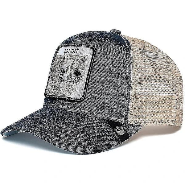 Truckerkeps Herr - Baseballkeps med Mesh och Snapback - The Farm-q Bear Blå