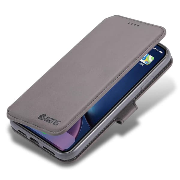 Elegant lommebokveske (Yazunshi) - iPhone 12 Grå Grå