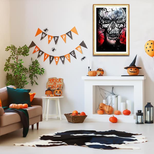 (31) 4 delar DIY Diamantmålning Julkit, 5D Julbroderi