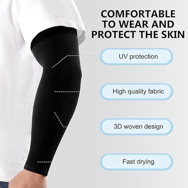 Ärmpar - Unisex - Ärmar - Ultralätta Ärmar - Armärm - UV-skydd för Armar