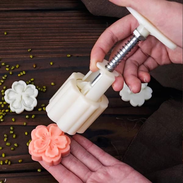 3D - Blomsterformet form Genanvendelig bagekageform til bagning 50g 50g