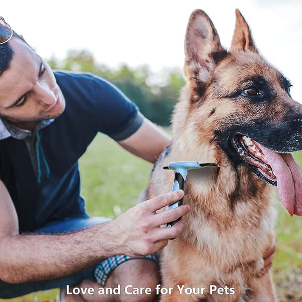 Kæledyrsbørste til pelspleje, hårfjerning til hunde og katte, reducerer effektivt fældning