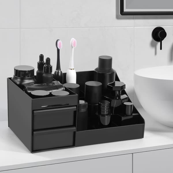 Perfume Storage Box for Men, Bathroom Storage Box, Perfume Stand, Perfume Tray, Bathroom Shelf, Countertop Organizer, Brush Holder