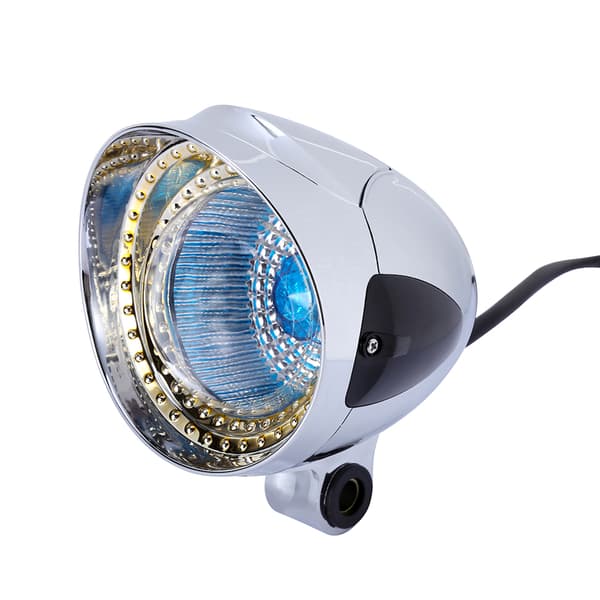 12V Motorsykkel Forkrommet Spot Light Frontlykt Billampe Tilbehør