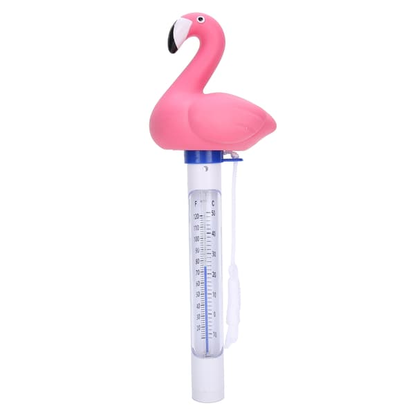 Cartoon Animal Shaped Floating Pool Water Thermometer Pool Temperature Gauge with String