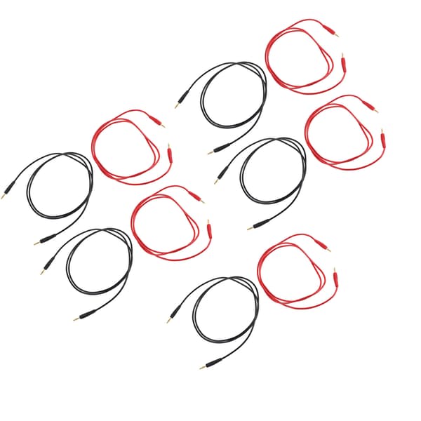 5 sæt banantestkabel testkabel han til han 2mm 30V AC 60V DC 10A tilbehørssæt