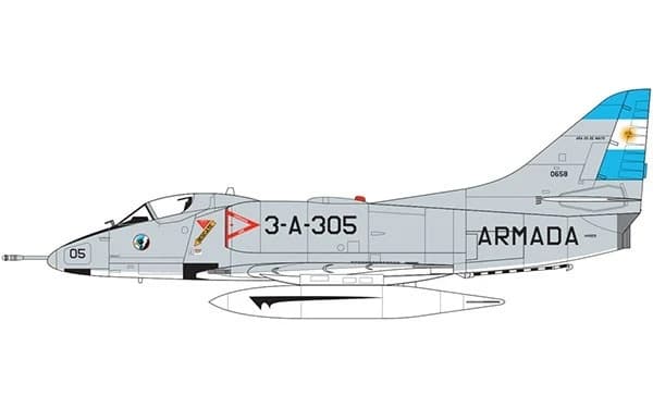 Airfix Modellfly Douglas A4 Skyhawk