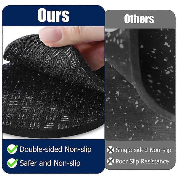 6 Pcs Non-Slip Walking Plate, Noise-Reducing Exercise Equipment Mat for Under Treadmills and Training