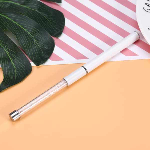 Eyelash Eyebrow Brush Mascara Wands Applicator Spooler Eyelash Extension Eyebrow Comb White
