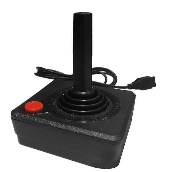 Gaming Joystick Controller For 2600 Games Rocker With 4-Way Lever And Single Action Button Retro Gamepad