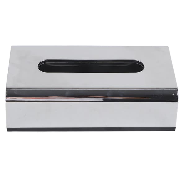 Electroplated Tissue Box Holder Container Storage Organizer Napkin Case for Home, Car, Hotel Use